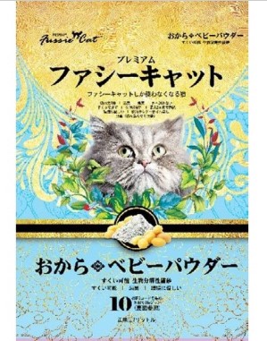 Fussie Cat - Soybean Baby Powder Cat Litter 7L