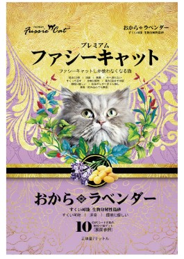 Fussie Cat - Fussie Cat Soybean Cat Sand - Lavender 7L
