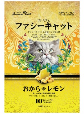Fussie Cat - Fussie Cat Lemon Flavour Tofu Cat Litter 7L