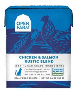 Open Farm - 走地雞三文魚燉肉貓主食糧 5.5oz