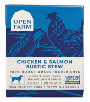 Open Farm - Chicken & Salmon Rustic Stew Wet Dog Food 12.5oz