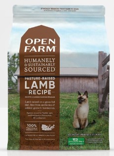 Open Farm Grain Free Pasture-Raised Lamb Recipe Dry Cat Food 8lbs