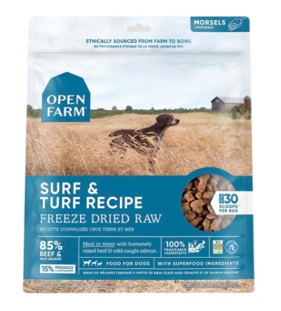 OPEN FARM Surf&TURF Recipe Freeze Dried Raw 13.5oz