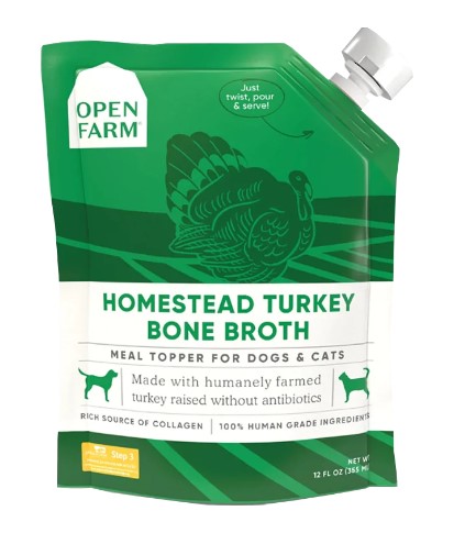 Open Farm  HOMESTEAD TURKEY BONE BROTH 12oz