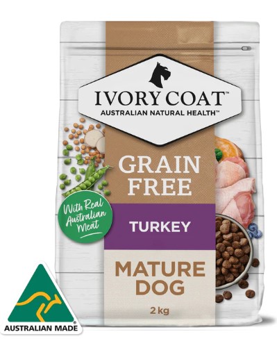 Ivory Coat GRAIN FREE MATURE ALL BREEDS DRY DOG FOOD TURKEY 13kg