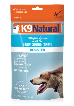 K9 Natural Topper-Beef Tripe 牛綠草胃營養補品 75g