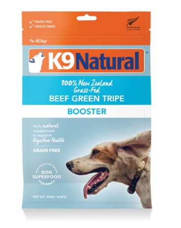 K9 Beef Green Tripe Booster 牛綠草胃營養補品  250g