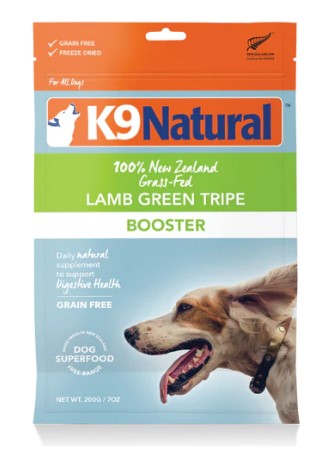 K9 Lamb Green Tripe Booster 羊綠草胃營養補品  200g
