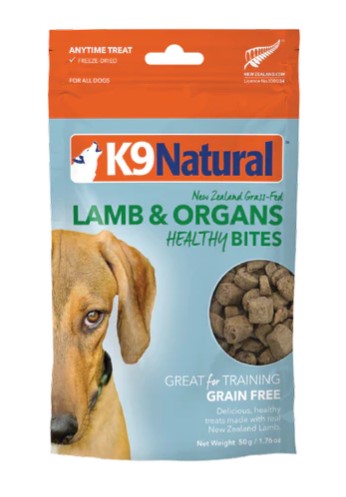 K9 Natural Lamb Healthy Bites Dog Treats 50g