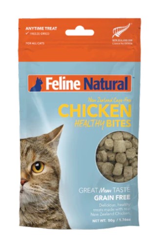 Feline Natural Chicken Healthy Bites Cat Treats 50g