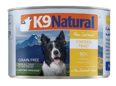K9Natural Chicken Feast Canned Dog Food 170g