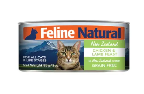 Feline Natural Chicken & Lamb 雞肉及羊肉盛宴 貓罐 貓濕糧 85g