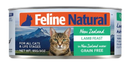 Feline Natural Lamb 羊肉盛宴 貓罐頭 貓糧 85g