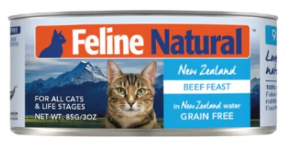 Feline Natural F9 牛肉盛宴 主食罐 貓罐 85g