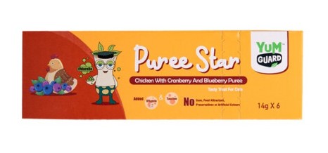 YUM GUARD - YumGuard Chicken Cranberry Blueberry Puree For Cat 14Gx6