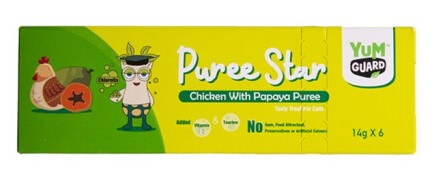 YUM GUARD - YumGuard Chicken Papaya Puree For Cat 14Gx6