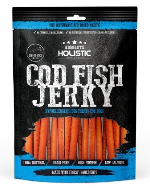 Absolute Holistic - Air Dried Codfish Strip Dog Treat 100g