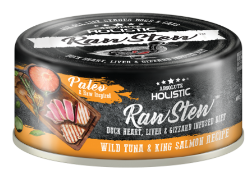 Absolute Holistic - RawStew Cat Duck & Wild Tuna & King Salmon Wet Food 80g