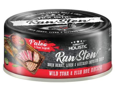 Absolute Holistic - RawStew Cat Wild Tuna & Fish Roe Wet Food 80g