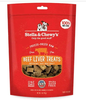 Stella & Chewy's - 100%牛肝 狗狗小食 85g