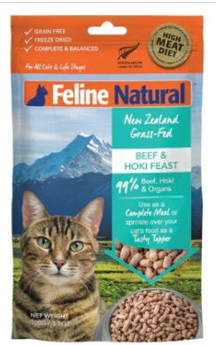 Feline Natural 天然凍乾 牛肉藍尖尾鱈魚盛宴 凍乾貓糧 320g