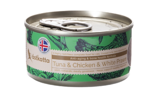 ASTKATTA - Tuna & Chicken & Praw Canned Cat Food 80g