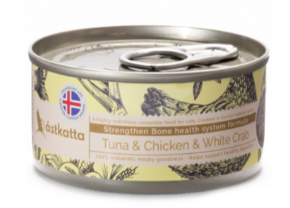 ASTKATTA - Tuna & Chicken & White Crab Canned Cat Food 80g