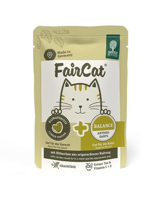 GREEN PET FOOD - FairCat Balance 抗氧化/護心護理 貓貓濕包 85g