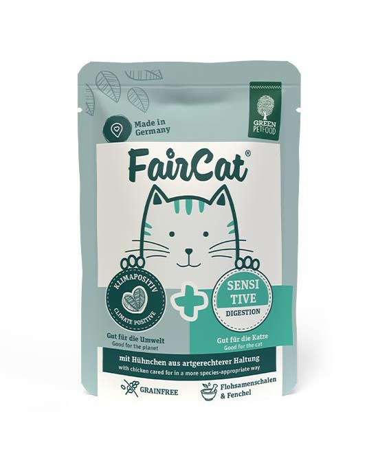 GREEN PET FOOD - FairCat Sensitive 腸胃敏感 貓貓濕包 85g