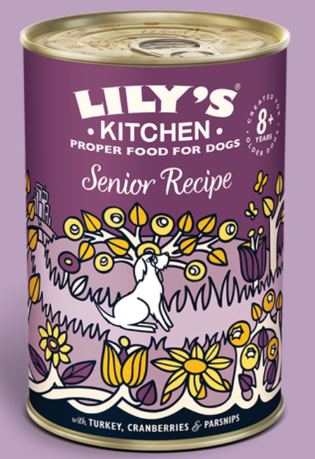 Lily's Kitchen - Grain-Free Senior Recipe Can for Senior Dogs(8+) 400g
