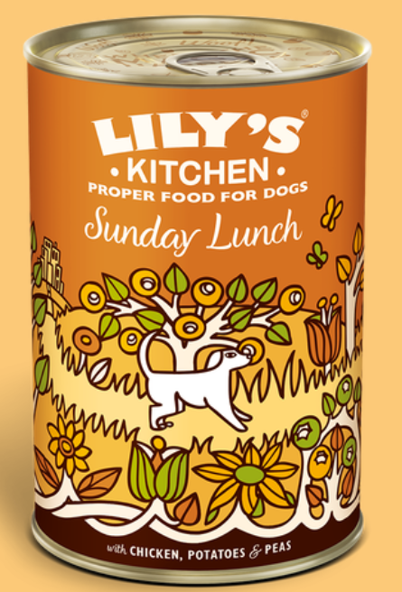 Lily's Kitchen - Grain-Free Sunday Lunch Can for Dogs 400g