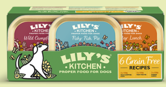 Lily's Kitchen - 無穀物口味餐盒 6 x 150g 犬用配方