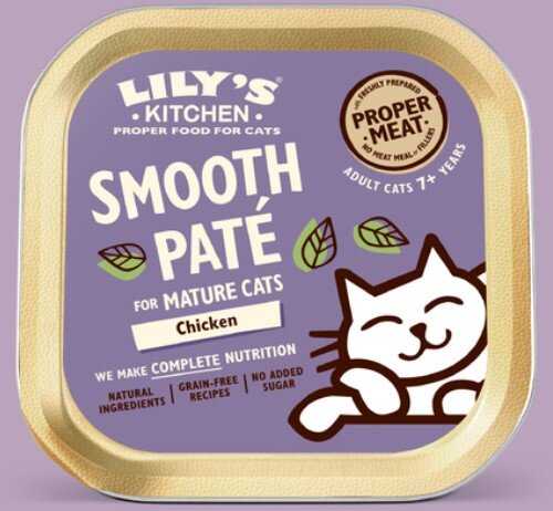 Lily's Kitchen - Grain-Free Chicken Paté for Mature Cats 85g
