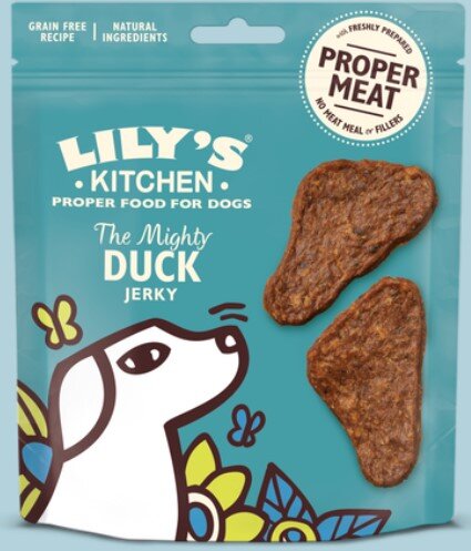 Lily's Kitchen - The Mighty Duck Mini Jerky for Dogs 70g