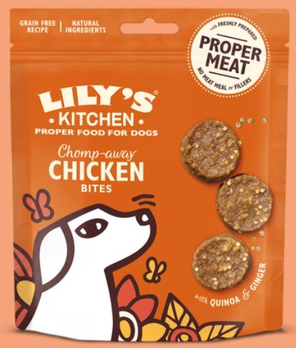Lily's Kitchen - Chomp-Away Chicken Bites for Dog 70g