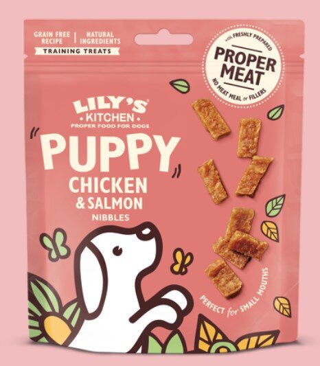 Lily's Kitchen - 無穀物 雞三文魚 幼犬脆脆小食 70g