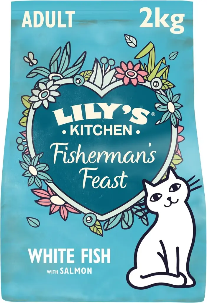 Lily's Kitchen - 天然無穀物 白魚及三文魚 成貓專用主食乾糧 2kg