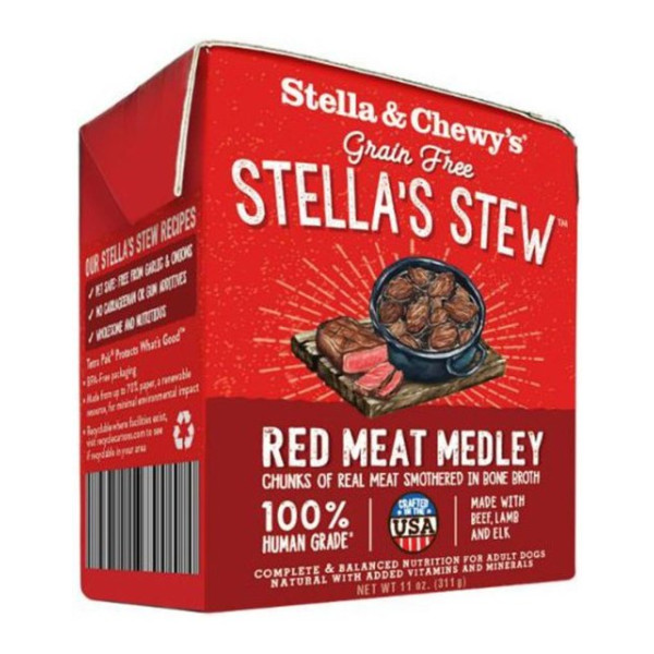 Stella & Chewy's - Red Meat Medley 無穀物 紅肉燉肉系列 狗濕糧 11oz