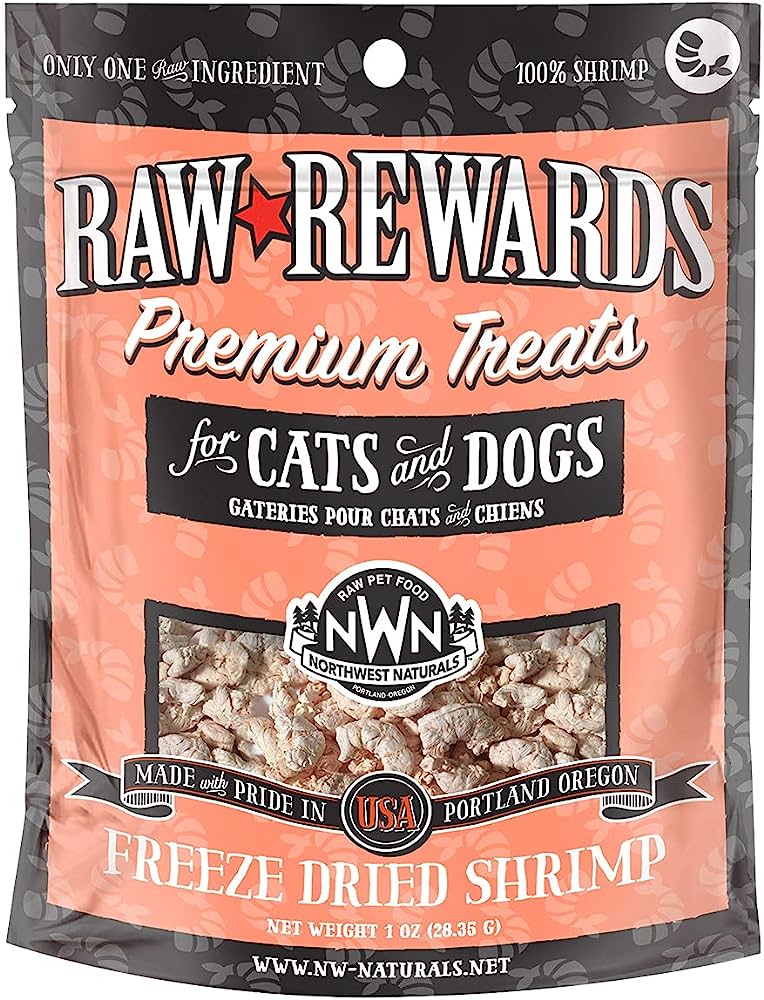 Northwest Naturals - Freeze Dried ShrimpFor Dogs & Cats 1oz