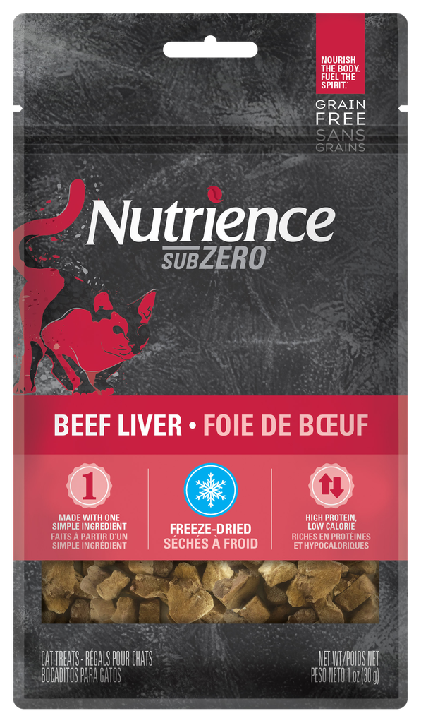 Nutrience - Freeze-Dried Beef Liver Cat Treats 30g