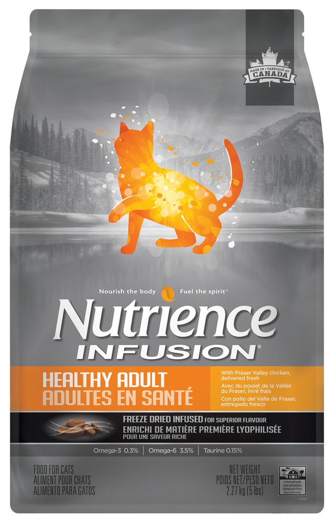 Nutrience Infusion 凍乾外層 鮮雞肉 成貓配方 5lb (2.27kg)