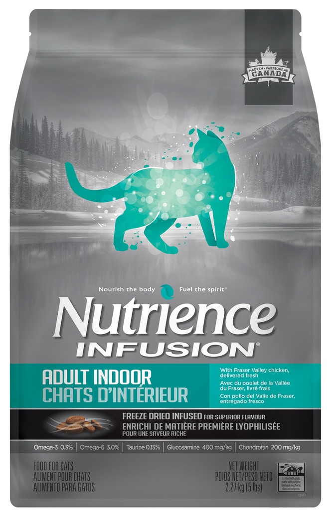Nutrience - Infusion Freeze-Dried Chicken For Adult Indoor Cats 11lb