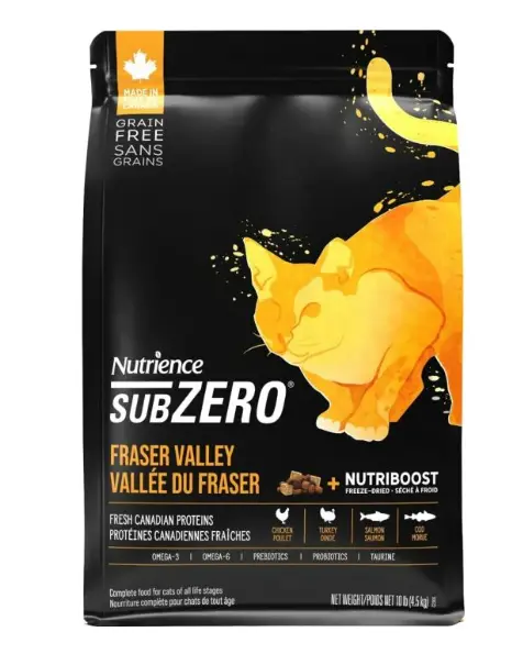 Nutrience Subzero Fraser Valley High Protein Cat Food 4lb #C2905