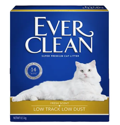 Ever Clean Low Track, Low Dust Cat litter, Fresh Scent 8.5kg (Yellow)