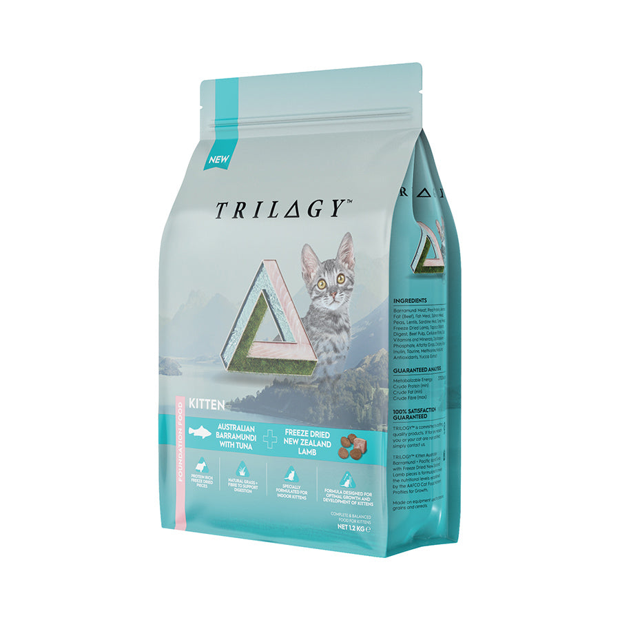 Trilogy - Gf Barramundi And Tuna Kitten Food 1.2kg