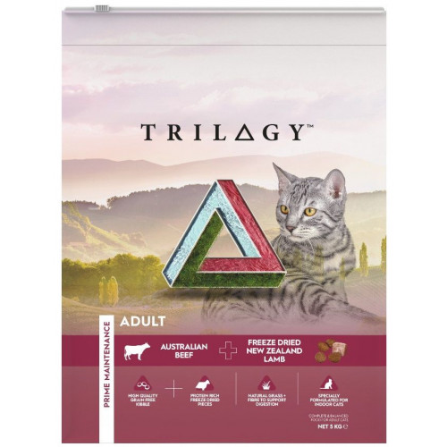 Trilogy - 澳洲牛肉＋5%紐西蘭羊肺凍乾 無穀全貓糧 1.8kg
