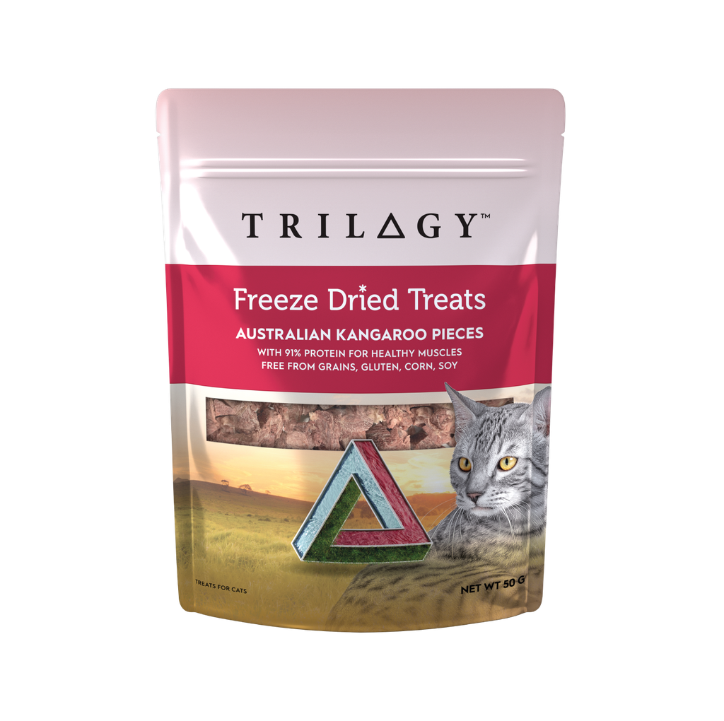 Trilogy - FREEZE DRIED KANGAROO CAT TREATS 50G