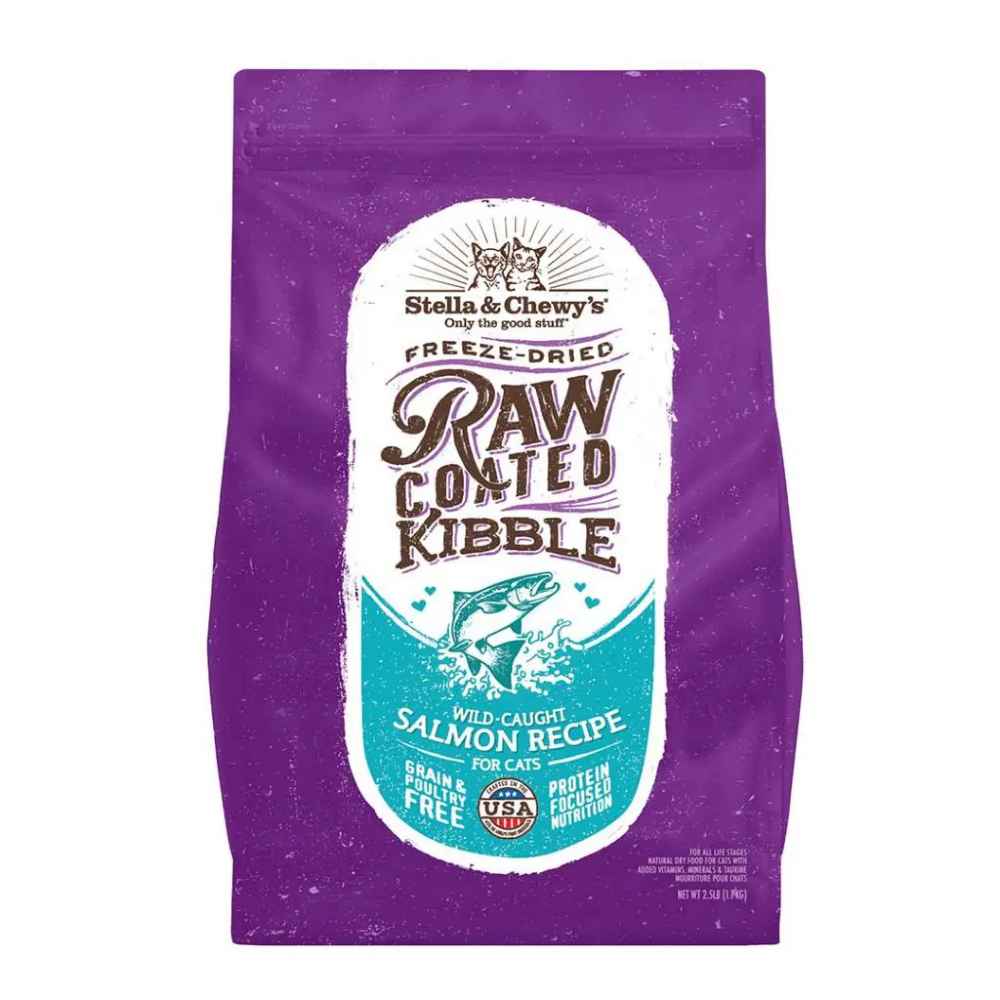 Stella & Chewy's - Raw Coated Kibble Wild-Caught Salmon Recipe 10lb 10lb 