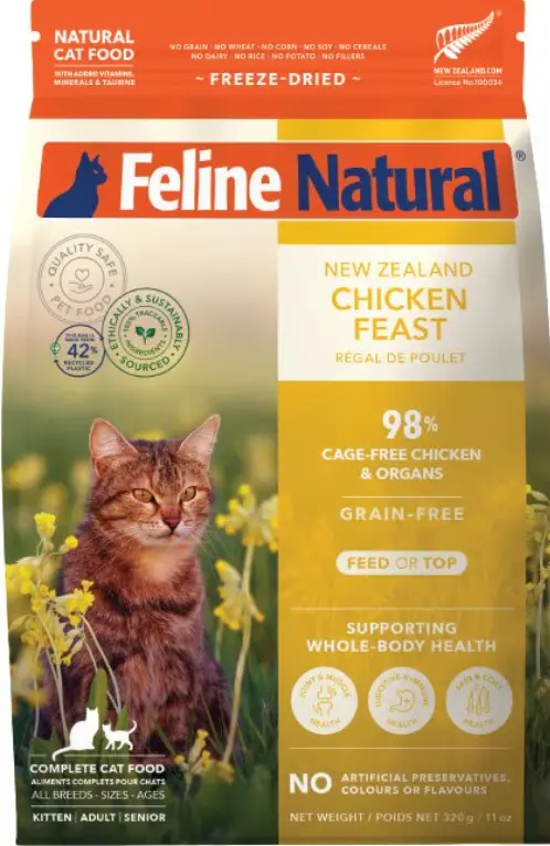 Feline Natural 雞肉盛宴 貓糧 320g