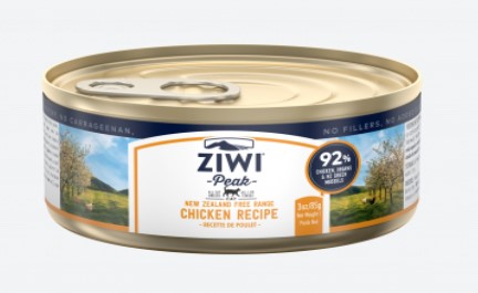 Ziwi peak - 巔峰 鮮肉貓貓罐頭 放養雞配方 85g (原箱12罐)